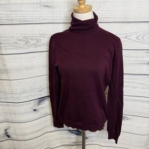 Ralph Lauren Deep Burgundy Turtleneck Sweater